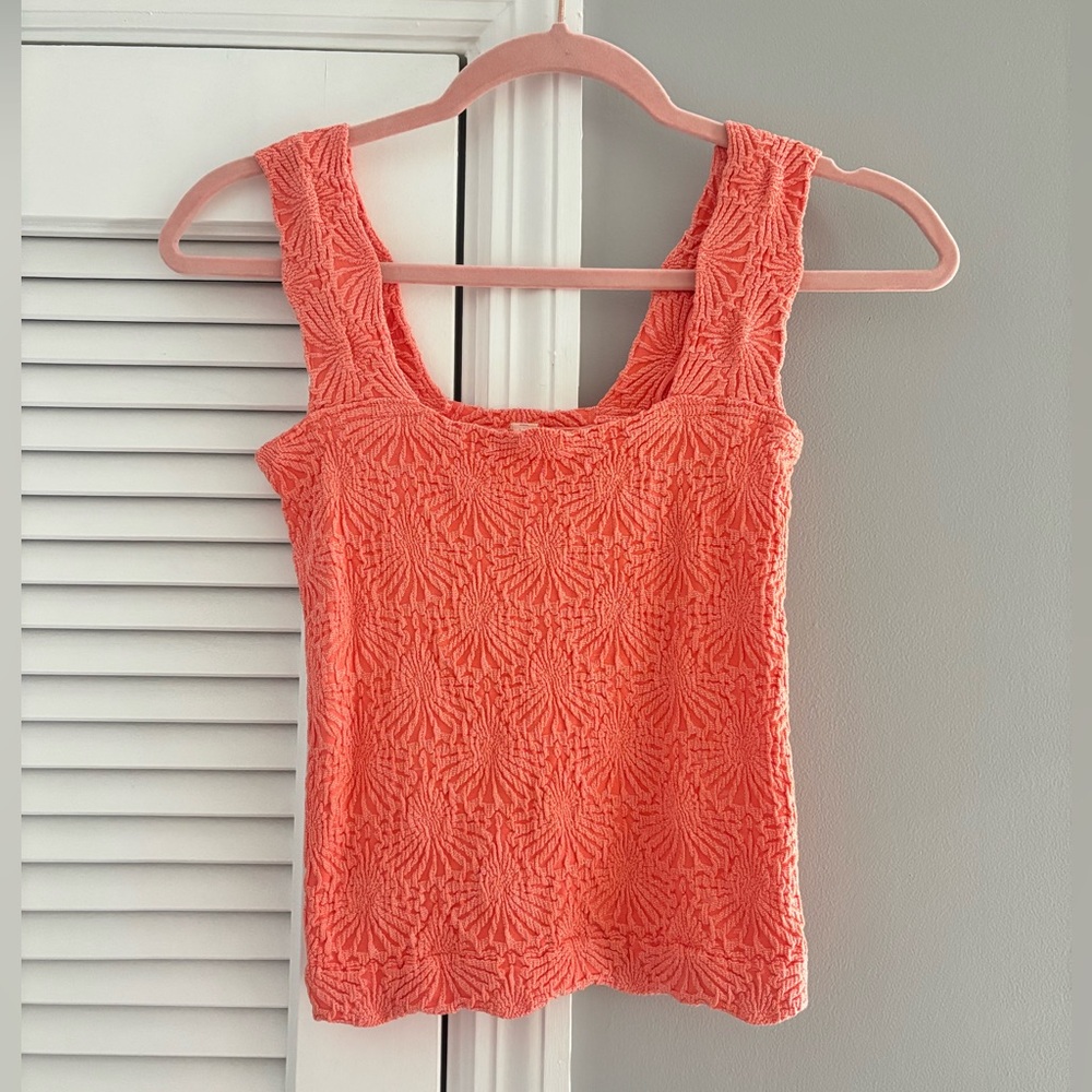 By Together Vibrant Coral Tank Top